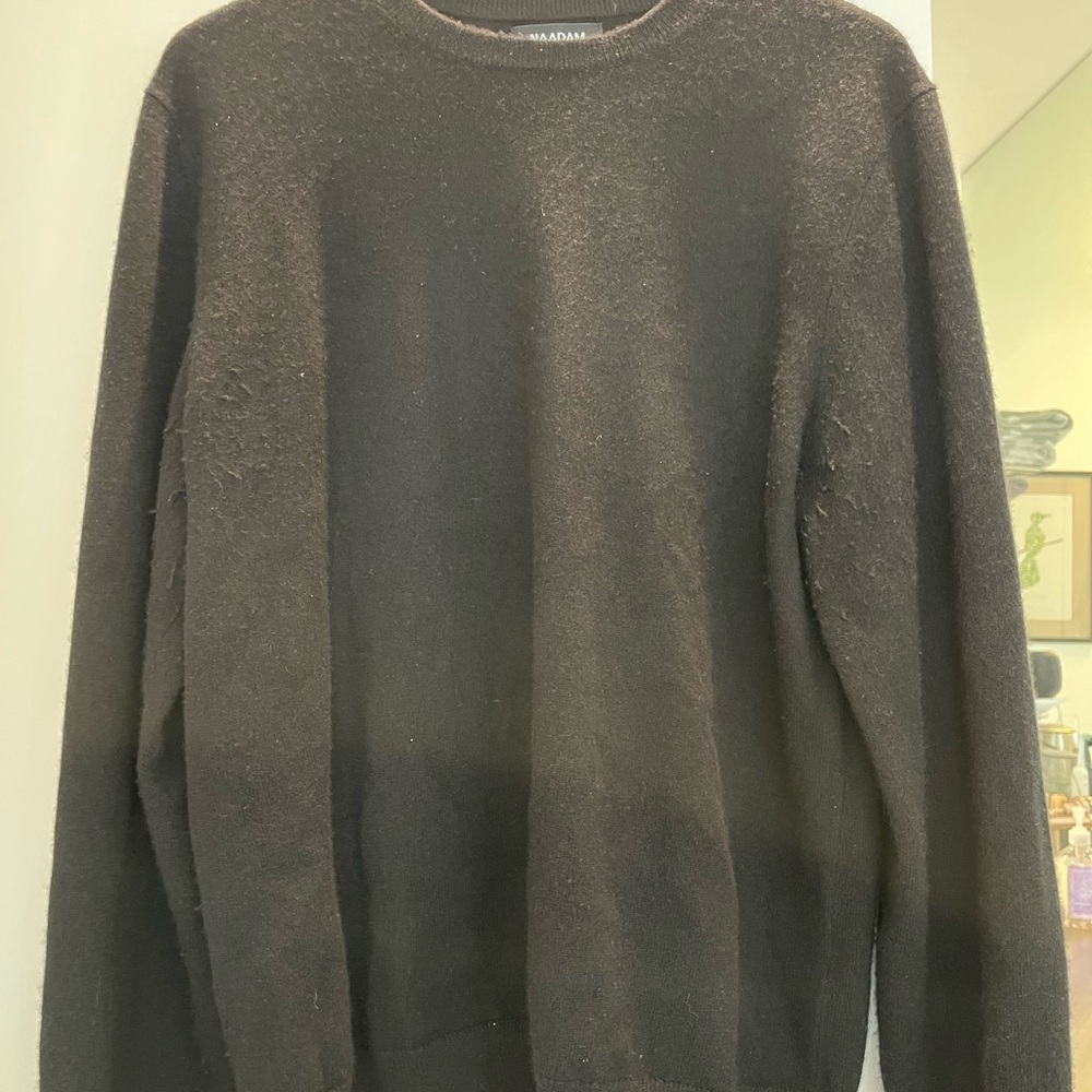 Naadam Black Cashmere Sweater. Size Large. Gently worn.